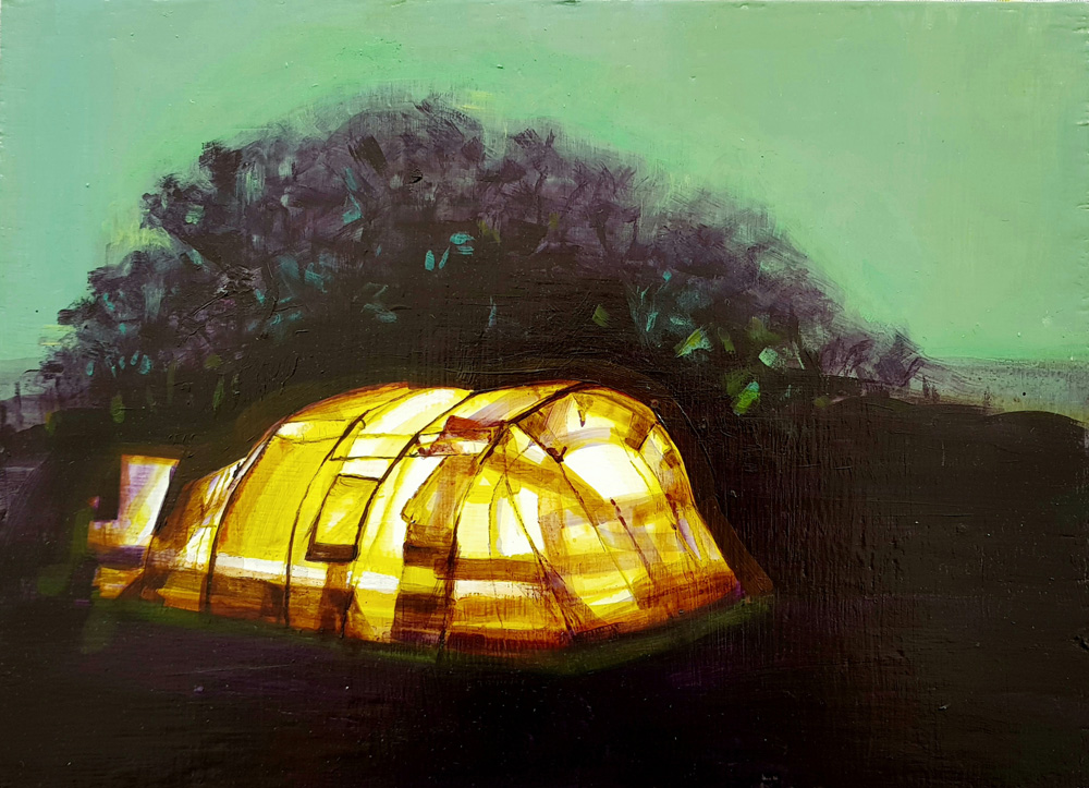 Night Tent Golden