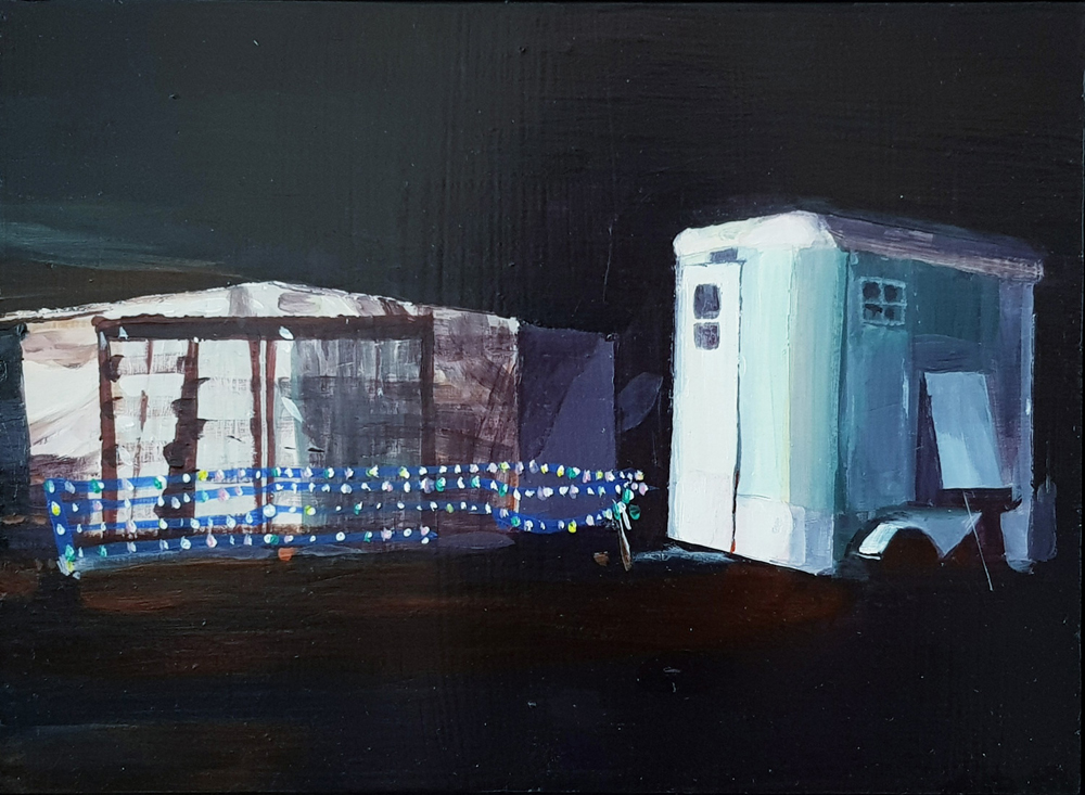 night tent horse